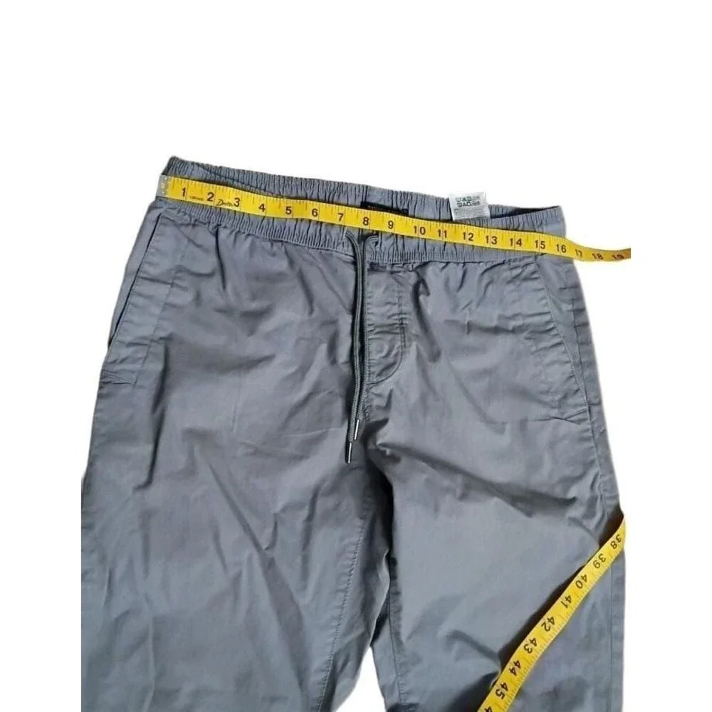Banana Republic Aiden Pant Gray Drawstring Jogger Pants Size 31x32